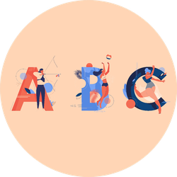 Abc Creative Lettering And Archery Sticker