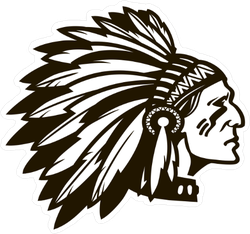 American Indian Chief Sticker