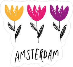 Amsterdam Tulip Sticker
