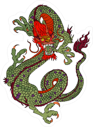 Ancient Flying Dragon Sticker