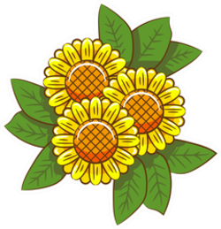 Sunflower Bouquet Sticker