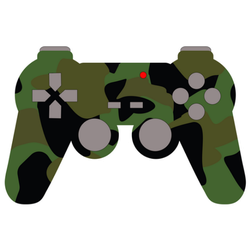 Military Themed Video Game Controller Sticker