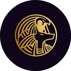 Egypt Gods Ra And Anubis Logo Sticker