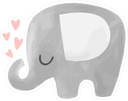 Baby Elephant Sticker