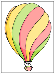 Balloon Illustration Sticker