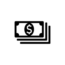 Banknotes Icon Sticker
