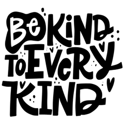 Be Kind To Every Kind Vegan Slogan Sticker