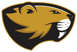 Beaver Head Mascot Sticker
