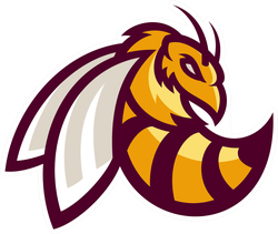 Bee or Hornet Sports Mascot Sticker