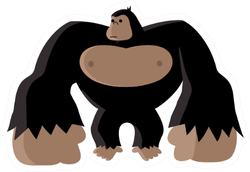 Big Gorilla Character Sticker