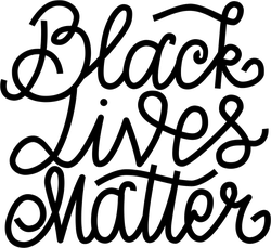 Black Lives Matter Handwriting Sticker