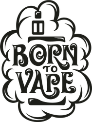 Born To Vape Transfer Sticker