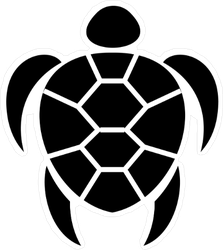 Sea Turtle Icon Sticker