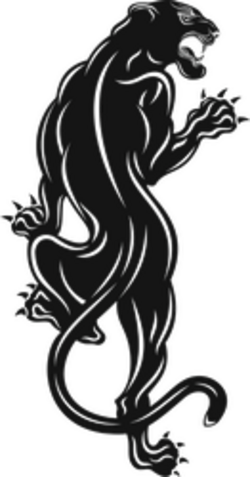 Black Tribal Tiger Sticker