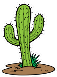 Cactus Tree Sticker