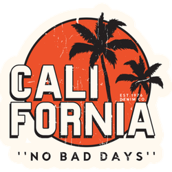 California No Bad Days Sticker