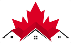Canada Home Roof Sticker