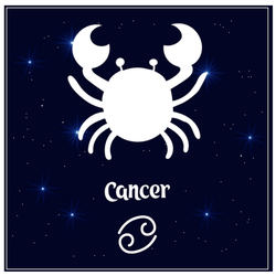 Cancer Zodiac & Astrology Stickers & Car Decals