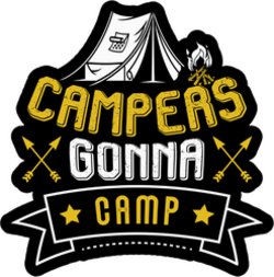 Campers Gonna Camp Sticker
