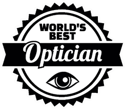 Emblem For Worlds Best Optician Sticker