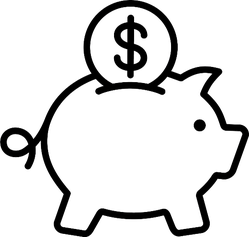 Classic Piggy Bank Sticker