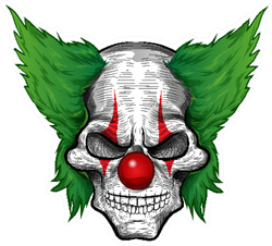 Clown & Joker Vinyl Stickers & Decals | Car Stickers