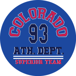Colorado Ath. Dept. 93 Sticker