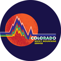 Colorado Rocky Mountains Denver Sticker