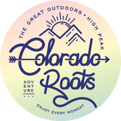 Colorado Roots The Great Outdoors Rainbow Sticker