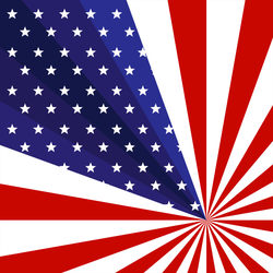 Creative American Flag Sticker