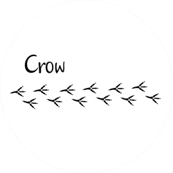 Crow Prints Icon Sticker
