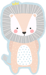 Cute Baby Lion Sticker