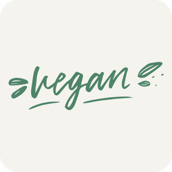 Cute Vegan Lettering Sticker