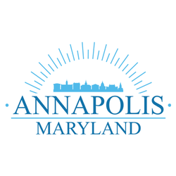 Annapolis Maryland City Banner Sticker