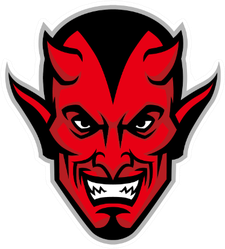 Devil Head Mascot Sticker