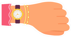 Diamond Wrist Watch Sticker