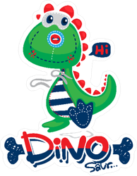 Dinosaur Toy Sticker