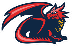Dragon Mascot Sticker