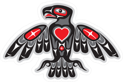Eagle In Native Art Style Sticker