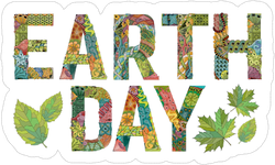 Earth Day Zentangle Sticker