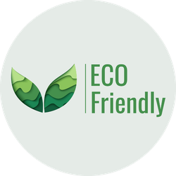 Eco Friendly With Leaves Sticker