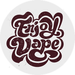 Enjoy Vape Vintage Sticker