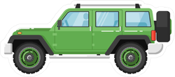 Extreme Travel Vehicle Sticker