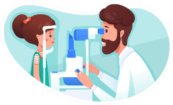 Eye Clinic Appointment Optometrist Sticker