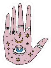 Eye Of Providence Magic Hand Sticker
