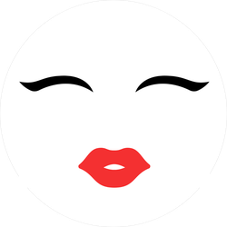 Eyelashes And Lips Sticker