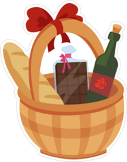 Picnic Basket Sticker