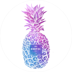 Fashion Illustration Style Pineapple Sticker