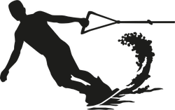 Fast Wakeboarder Sticker
