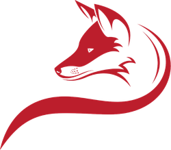 Fox Head And Tail Sticker
